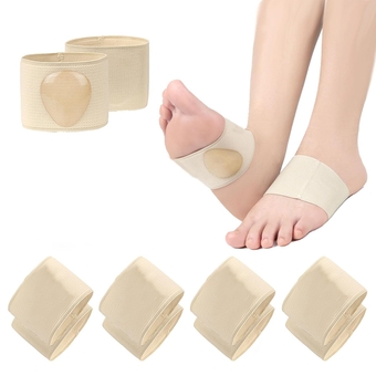 8 Pack Plantar Fasciitis Relief - Foot Arch Support Compression Sleeves/Braces with Gel Pads, Flat Foot Pain Relief Copper Arch Support, Gift for Women Men