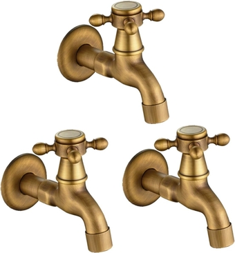 3pcs Kitchen Fauset Kitchen Faucet Drip Free Faucet Leak-Free Faucet Frosted Glass Wine Bottle Dry Fruits Serving Tray Oval Cake Pan Wash Basin Water Tap Brass Water Tap