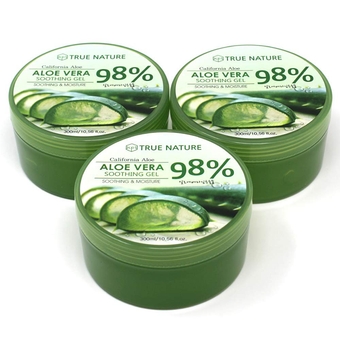 Aloe Vera 98% Soothing Gel Jar Type - Moisture Aloe Vera Gel - 3 Packs