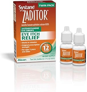 Antihistamine Eye Drops, Twin Pack, 5-mL Each, 0.17 Ounce (Pack of 2)