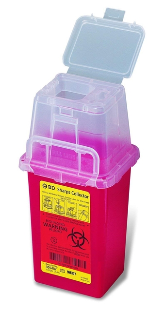 WP000-305487 305487 305487 Container Sharps Phlebotomy Red 1.5qt Ea Becton-Dickinson