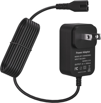 for Wahl Magic Clip Cordless Charger Cord, 4V 2A Replacement Wahl Clippers Charger for Wahl Shaver 8164/8591/8148/8504, Wahl 1919 100 Year Hair Clipper, Wahl 5-Star Magic Clip Cordless Trimmer