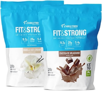Evolution Advance Nutrition Grass Fed 100% Whey Protein Powder, 2 Pounds – Pure Protein Powder with BCAA, Quick Absorbing and Fast Digesting for Optimal Muscle Recovery – 2 Pack (Chocolate + Vanilla)