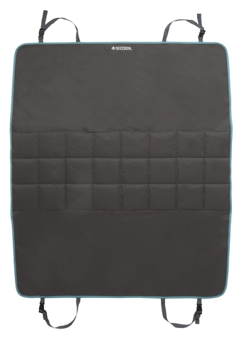 Water-Resistant Hammock-Style Backseat Car Protector Cover - Charcoal Gray, Hammock