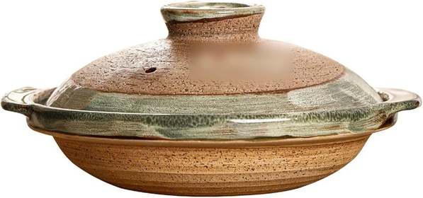 tg Stockpots Clay Casserole Stew Pot Domestic Gas Casserole Soup Pot Shallow Pot Ceramic Frying Pot for Gas Stove