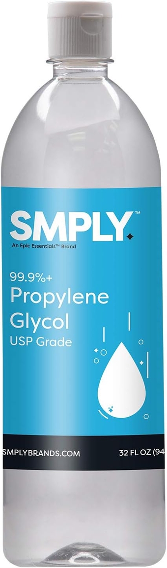 SMPLY. USP Food Grade 99.9% Pure Propylene Glycol, 35 oz