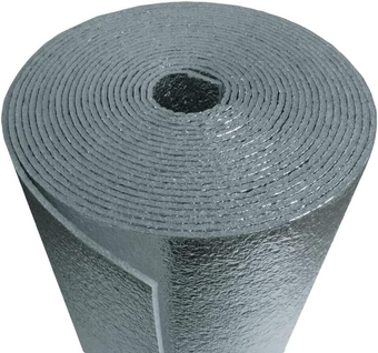 Heat Reflecting Insulation Roll 3mm Foam Core Double-Sided Aluminum Foil 16x20