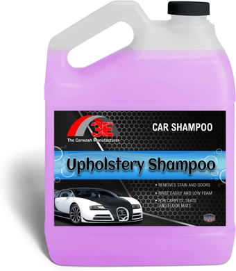 Low Foaming Citrus Fabric Clean Carpet, Upholstery Cleaner, Stain Remover & Odor Eliminator For Car Carpet, Floor Mats & Seats - Low Foam, No Residue Formula 1 Gallon