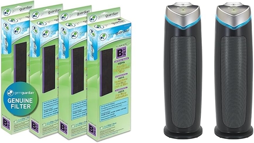 Germ Guardian Filter B Pet Pure HEPA Genuine Replacement Filter, Removes 99.97% of Pollutants for AC4825, AC4820 & Germ Guardian Air Purifier with HEPA 13 Filter, Removes 99.97% of Pollutants