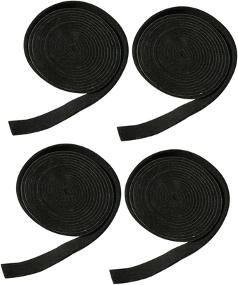 4 Pcs Self-Adhesive Felt Tape Self Adhesive Felt Strip Anti Rattle Tape Felt Adhesive Strips Double Sided Carpet Tape Craft Felt Tape Oil Absorption Polyester Fiber Protection Pad