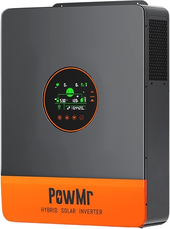 5000W Hybrid Solar Inverter 48V DC to 110V/120V/208V/240V AC, Single &Split &Three Phase Pure Sine Wave Inverter with 100A MPPT Controller, Support Parallel, for 48V LiFePO4/Li/GEL/AGM Battery