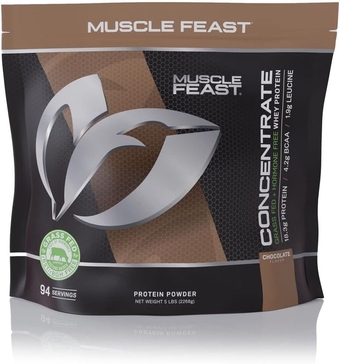 Grass-Fed Whey Protein Concentrate Powder, All Natural Hormone Free Pasture Raised, Chocolate, 5lb (94 Servings)