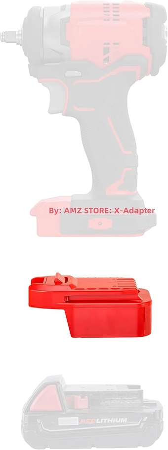 1x Adapter Only for Craftsman V20 (NOT Old 20v) Cordless Tools Compatible with Milwaukee M18 RED Lithium Batteries- Adapter Only (US Stock), 18ML-V20