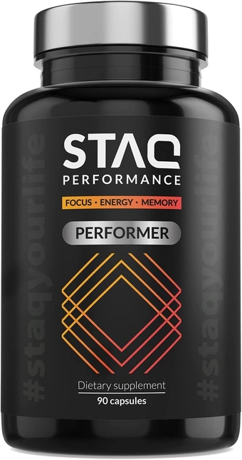 Premium Brain Supplement for Focus, Energy, Memory 90 Veg. Capsules - No Fillers & Harmful Ingredients Peak  - Recommended by Professionals, Students, Doctors & Active 60+