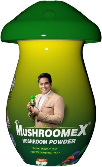 100 Gram Mushroom Powder Ayurvedic Weight Gainer for Men Women and Adults with Natural Ingredients to Improve Stamina, Appetite and Overall Wellness (Pack of 1)