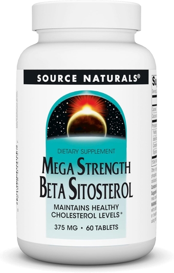 Mega Strength Beta Sitosterol 375mg - 60 Tablets
