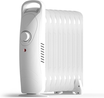 Heater Oil radiator convector electric heating with thermostat, energy-saving electric mobile heater 600 watts 800 watts 1000 watts, overturning and overheating protection, for rooms