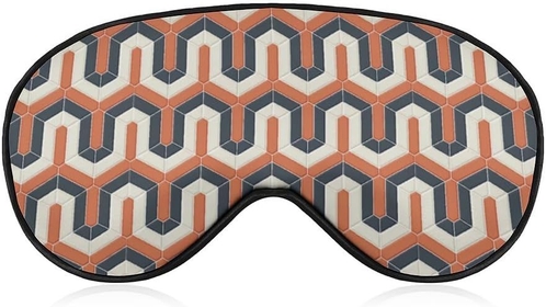 Colorful Moroccan Tile Pattern Eye Sleep Mask, Super Soft Eye Masks with Adjustable Strap, Ultimate Sleeping Aid, Blindfold, Relax & Relieve Your Fatigue, Puffy Eyes