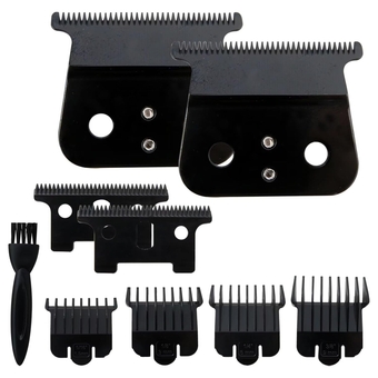 2Pack Black Replacement T Blade Fit for Andis T Outliner GTX GTO with Clipper Guard