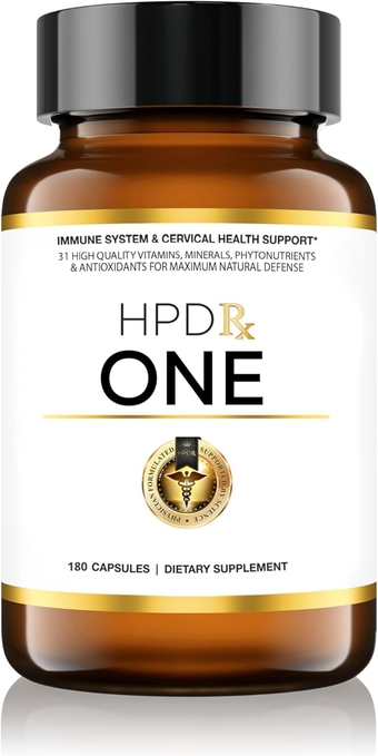 ONE Immunity Boost Multivitamin HPV Supplements for Women and Men | Advanced Immunity Defense Support | Helps HPV Immune Response | 6-Month Supply, 1,080 Capsules, Pack of 6