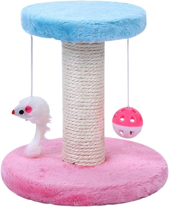 Balacoo 1 Pc Small Cat Tree Cat Scratch Toy Cat Posts and Scratchers Cat Exercise Plaything Kitten Accessories Cat Scratching Post Cat Climbing Tower Double Layer Kitten Scratching Post