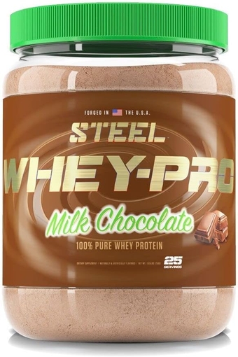 Whey-Pro | 100% Pure Whey Protein Powder for Men and Women | Milk Chocolate | Muscle Gain & Lean Muscle Recovery | Gluten Free | 1.65 lbs | BCAA 5g | Non-GMO | 25 Servings