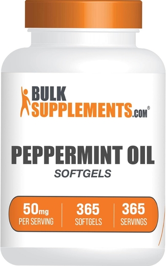 Peppermint Oil Softgels - Peppermint Supplement, Peppermint Oil Pills, Peppermint Oil Capsules - Peppermint Pills for Digestion, 1 Softgel per Serving, 365 Softgels