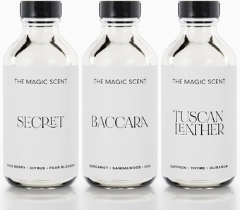 Perfume Station Diffuser Oil Collection - Premium HVAC, Cold-Air, & Ultrasonic Diffuser Oil Scents - Gift Set of 3 Aroma Oils (x 500ml)