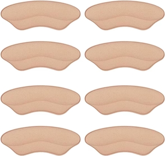 Premium Foam Heel Pads for Shoe That are Too Big Inserts Grips, Back of Heel Cushions Protectors Liner Heel Slip Pads,Blisters,Filler for Loose Shoe Fit (4PairsRosybrown)