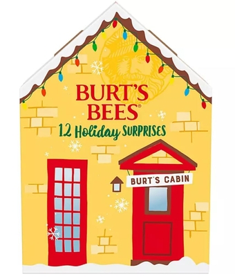 Lip Balm Advent Calendar 2023 - Official Burt’s  Cozy Cabin 12 Holiday Surprises Advent Calendar - 12 Total Lip Balms