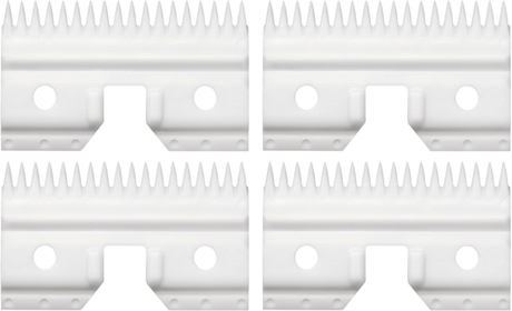 Ceramic Coarse Pet Replacement Cutter Blade Compatible with Andis, Oster A5 and Walh KM Series (4 Pack)