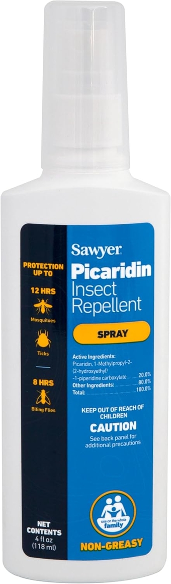 SP544 Premium Insect Repellent with 20% Picaridin, Pump Spray, 4-Ounce