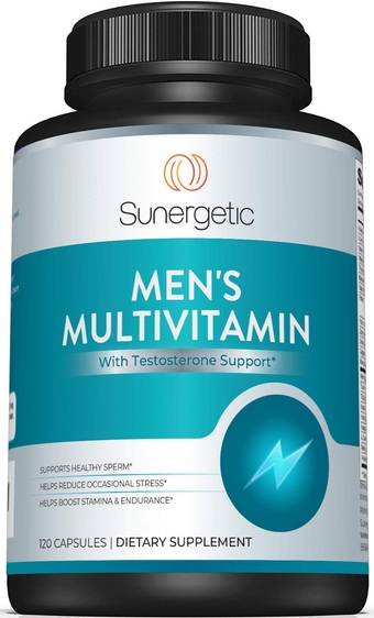 Premium Men’s Support Supplement – Powerful Multivitamin– Supports Energy, Stamina, Endurance & Stress Management – with Zinc, Ashwagandha, Maca, L-Carnitine & Vitamins – 120 Capsules