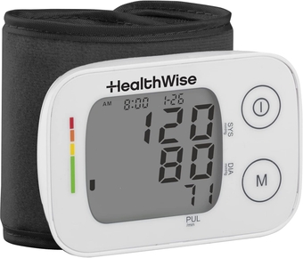 Blood Pressure Monitor | Adult Wrist Cuff | Intelligent Inflation Technology | 2-Person Memory,59-541