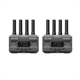 CineView SE Wireless HDMI Transmitter and Receiver,Dual-Band Transmission,Range of 1200 ft/350m,Latency 0.05s&1080P HD Video, HDMI and SDI,Support 4 Devices
