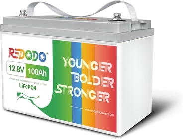 12V 100Ah LiFePO4 Battery Group 31 Lithium Battery with 100A BMS, 4000+ Times at 100% DOD 12V Lithium Batteries for RV, Camping, Solar Panel System, Off Grid, Marine, Trolling Motor