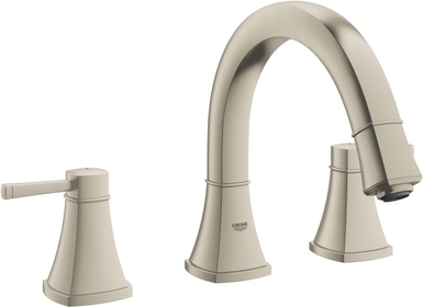 Grohe 25154EN0 Grandera Roman Tub Filler With Personal Hand Shower, Brushed Nickel