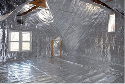 1200sqft Radiant Barrier Solar Attic Foil Reflective NASA Insulation 2x600 perf