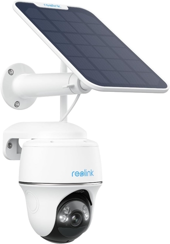Security Camera Wireless Outdoor, Pan Tilt Solar Powered with 5MP Night Vision, 2.4/5 GHz Wi-Fi, 2-Way Talk, Works with Alexa/Google Assistant for Home Surveillance, Argus PT + Solar Panel