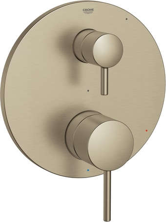 Grohe 29423EN0 Timeless Pressure Balance Valve Trim with 2-Way Diverter and Cartridge, Brushed Nickel