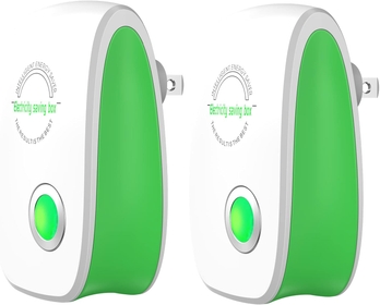 Pro Power Saver, Energy Saver, Household Power Saver, Electricity Saving Box Household Office Market Device Electric Smart US Plug 90V-250V 30KW (2 Pack, White-B)