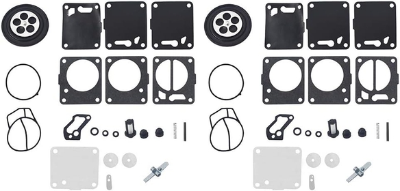 New Carb Repair Rebuild Kits Replacement for Seadoo SP GS GTX HX XP Tigershark TS640 TS770 TS1000 Yamaha XL700 XL760 XL1200 Superjet Waverunner Wave Blaster Polaris SL650 750 780 Carburator Pack of 2