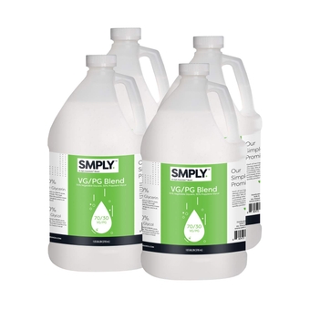 Vegetable Glycerin & Propylene Glycol Blend - 70/30 Ratio - USP Grade, Food Grade, & Ultra Pure (4 Gallons)