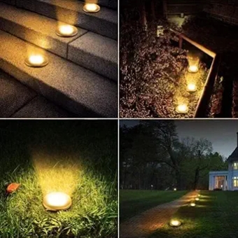 - Upgraded Solar Ground Lights, Super Bright Outdoor Garden in-Ground Lights, Waterproof Solar Garden Lights, Landscape Lights for Yard, Pathway, Lawn, Patio, Deck, Walkway (Warm White 8PK)