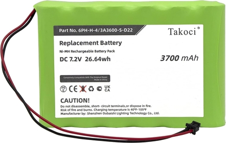 Replacement Battery for ADT Impassa Wireless Alarm Systems 3700mAh Ni-MH