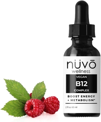 Vitamin B12 Sublingual Liquid Drops - Vegan Vitamins Sugar Free - Boost Energy and Metabolism Level - Sublingual Fast Absorption - Made in USA