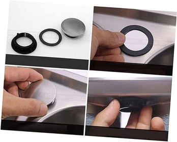 4pcs Bathroom Taps Drain Cover Faucet Hole Sink Overflow Cap Wash Basin Sink Kitchen Sink Hole Sink Plug Cover Sink Tap Sink Caps Bathtub Drain Stopper Soap Dispenser Bathtub Plug