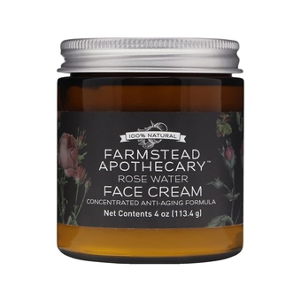 100% Natural Anti-Aging Rose Water Face Cream 4 oz