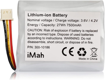 Replacement Battery 300-10186 for ADT Command Smart Security Panel | 3.6V 27Wh