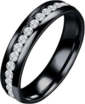 Vintage Stackable Statement Rings for Women Girl Titanium Steel Anxiety Ring for Women Size 6 13 Width 8MM Exquisite Ring Black Sand Blasted Bohemian- Men Y-2k Wedding Band Gifts (Black, 13)